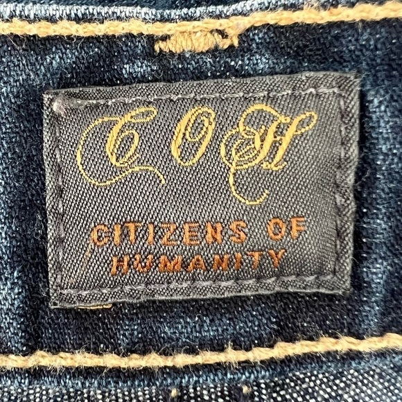 Citizens Of Humanity Ava Low Rise Skinny Distressed Jeans Size 25 Women’s - Picture 2 of 7